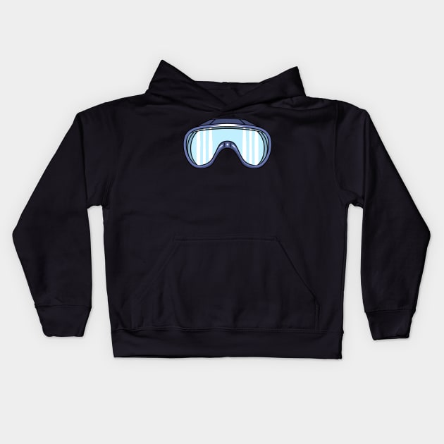 Scuba Diver Diving Kids Hoodie by fromherotozero